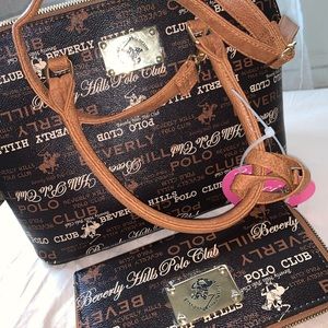 Beverly hill polo club bag and purse